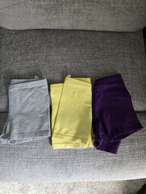 Set of 3 tumble shorts